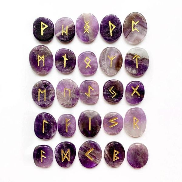 decorative objects & figurines natural purple quartz amethyst stone runes set palm stones viking nordic amulet divination letters crafts 25p
decorative objects & figurines natural purple quartz amethyst stone runes set palm stones viking nordic amulet divination letters crafts 25p