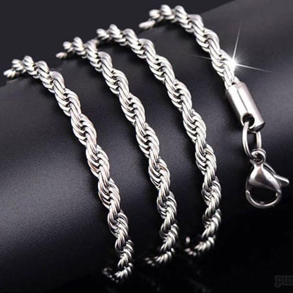 chains titanium steel metal twist chain stainless necklace pendant accessories jewelry choker hip hop, Silver
chains titanium steel metal twist chain stainless necklace pendant accessories jewelry choker hip hop, Silver
