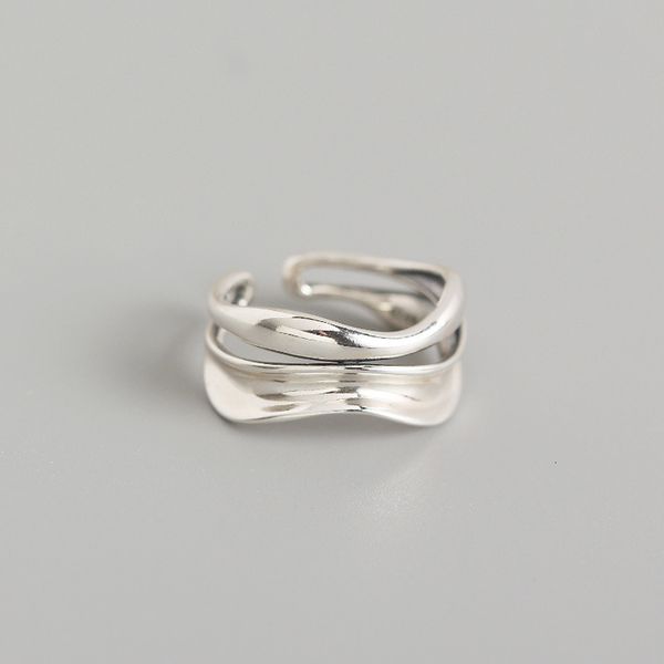 tyj0310 us version s925 pure silver personality extremely simple concave convex double-layer worn open silver ring female
tyj0310 us version s925 pure silver personality extremely simple concave convex double-layer worn open silver ring female