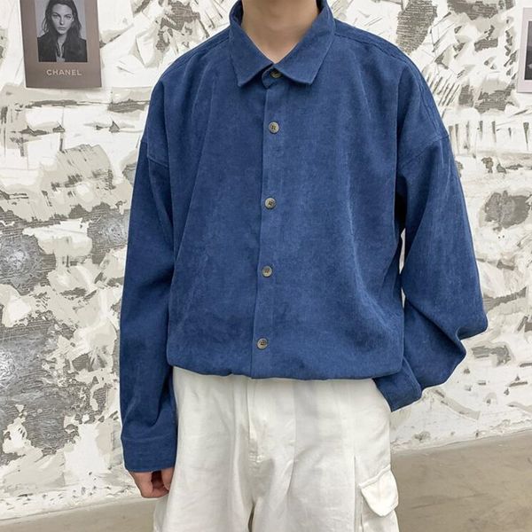 2021 new style corduroy men's fashion casual retro autumn shirt me streetwear long sleeve shirts mens m-2xl ti6l, White;black
2021 new style corduroy men's fashion casual retro autumn shirt me streetwear long sleeve shirts mens m-2xl ti6l, White;black