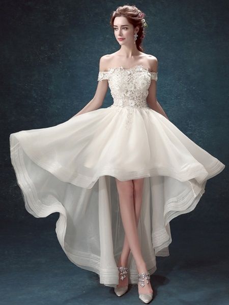 ivory 2021 new boat neck short sleeve off the shoulder appliques lace prom es high low long formal evening gowns vestidos 36ug, White;pink
ivory 2021 new boat neck short sleeve off the shoulder appliques lace prom es high low long formal evening gowns vestidos 36ug, White;pink