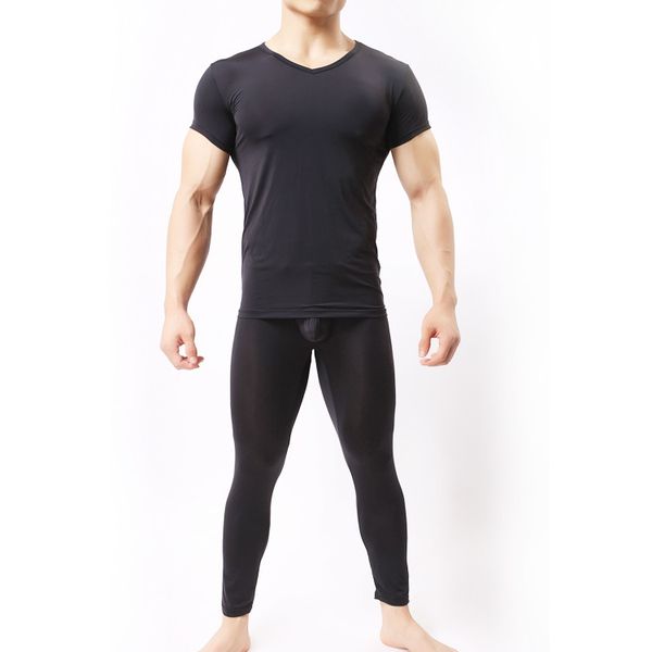 1 set new brand men see through ice silk t-shirts no seaming tee thin light standard man t-shirt cool pajamas fx1037, Black;white
1 set new brand men see through ice silk t-shirts no seaming tee thin light standard man t-shirt cool pajamas fx1037, Black;white