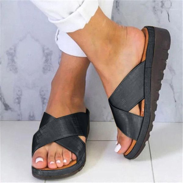women slippers summer ladies fashion casual wedges shoes open toe thick bottom roman beach sandals plus size mujer d17#1, Black
women slippers summer ladies fashion casual wedges shoes open toe thick bottom roman beach sandals plus size mujer d17#1, Black