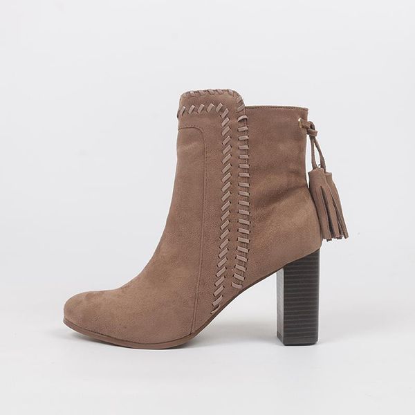 boots all melody women shoes spring modern flock fringe round toe8.5cm high square heel side zipper botas mujer promotion, Black
boots all melody women shoes spring modern flock fringe round toe8.5cm high square heel side zipper botas mujer promotion, Black