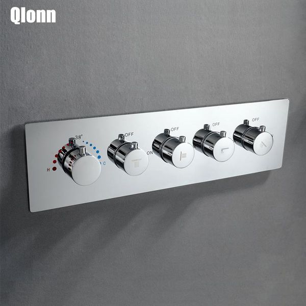 bathroom horizontal shower panel faucets thermostatic brass valves shower controller bath accessories mixer
bathroom horizontal shower panel faucets thermostatic brass valves shower controller bath accessories mixer
