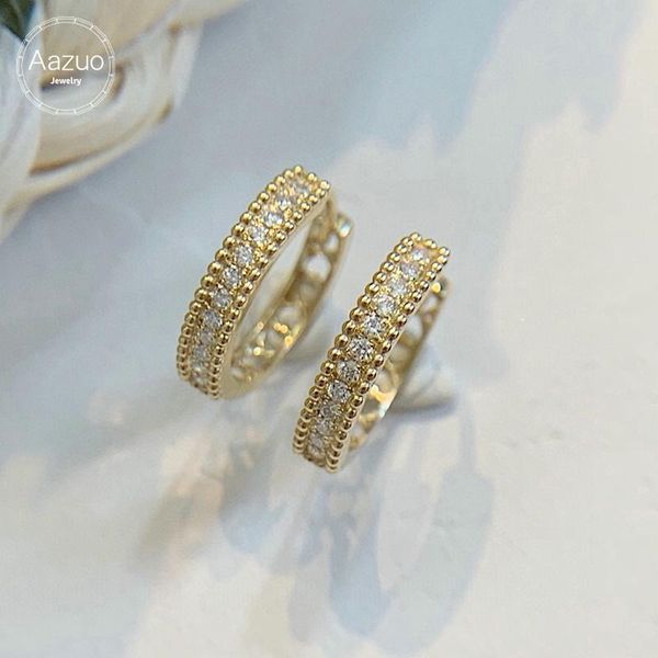 hoop & huggie aazuo 100% 18k white gold rose yellow real diamonds classic earrings for baby girl friend fashon gift thin au750, Golden;silver
hoop & huggie aazuo 100% 18k white gold rose yellow real diamonds classic earrings for baby girl friend fashon gift thin au750, Golden;silver