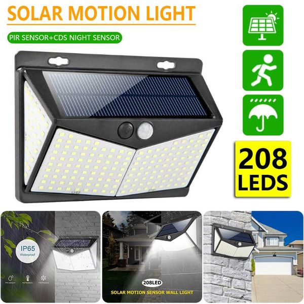 solar lamps 208 led light outdoor wall pir motion sensor waterproof garden lamp for patio yard pathway street
solar lamps 208 led light outdoor wall pir motion sensor waterproof garden lamp for patio yard pathway street