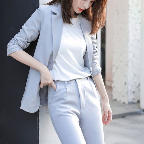 2021 all match office lady new slim formal blazers+high waist elegant stylish straight pants suits 2 piece sets 5aqc, White;black
2021 all match office lady new slim formal blazers+high waist elegant stylish straight pants suits 2 piece sets 5aqc, White;black