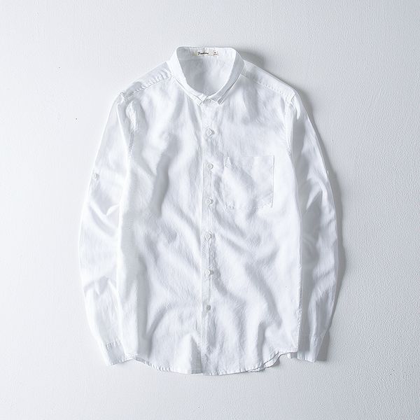 2021 new autumn men's linen and cotton white shirt men long-sleeved fashion male flax solid shirts mens simple kli0, White;black
2021 new autumn men's linen and cotton white shirt men long-sleeved fashion male flax solid shirts mens simple kli0, White;black