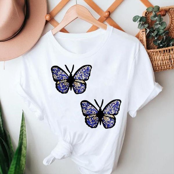 summer tshirts butterfly cartoon women t shirt style 90s cute fashion short sleeve clothes graphic lady print female tee, White
summer tshirts butterfly cartoon women t shirt style 90s cute fashion short sleeve clothes graphic lady print female tee, White