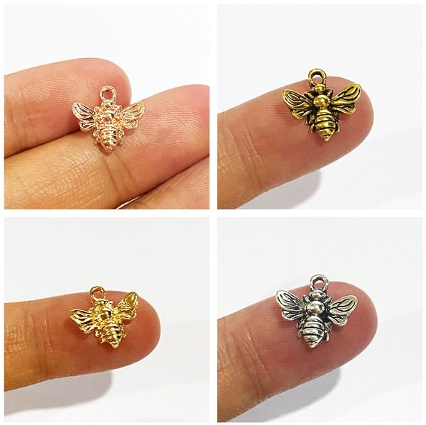 30pcs cute bee charms antique gold silver color pendants,for diy women bracelet earring aesthetics accessories jewelry making, Bronze;silver
30pcs cute bee charms antique gold silver color pendants,for diy women bracelet earring aesthetics accessories jewelry making, Bronze;silver