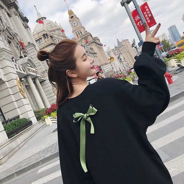 fleece sweatshirt fall winter clothes women oversized straight long sleeve pullover pocket side split hoodies sweatshirt dress 201208, Black
fleece sweatshirt fall winter clothes women oversized straight long sleeve pullover pocket side split hoodies sweatshirt dress 201208, Black