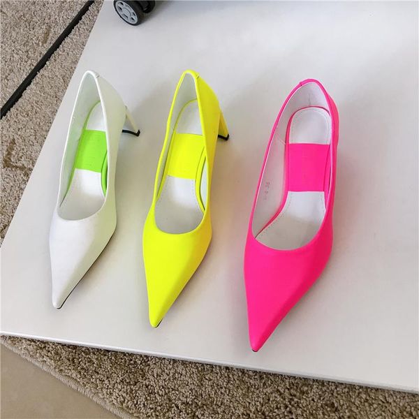 dress shoes 2021 party pumps elegant women candy color thick high heels pointed toe fashion ladies office size 35-39, Black
dress shoes 2021 party pumps elegant women candy color thick high heels pointed toe fashion ladies office size 35-39, Black