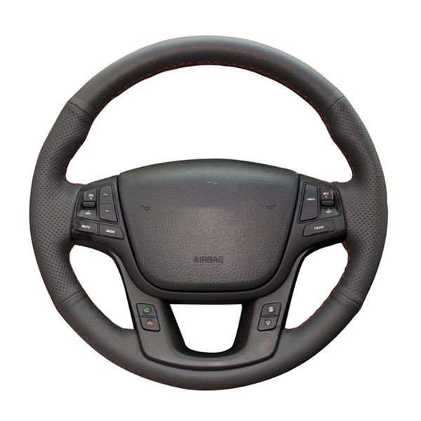 steering wheel covers black artificial leather hand-stitched no-slip car cover for kia sorento 2009-2014 k7 cadenza 2011 2012-2021
steering wheel covers black artificial leather hand-stitched no-slip car cover for kia sorento 2009-2014 k7 cadenza 2011 2012-2021