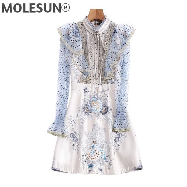 casual dresses designer spring women's dress holiday elegant lace trumpet sleeve vintage style exquisite handmade diamonds print mini, Black;gray
casual dresses designer spring women's dress holiday elegant lace trumpet sleeve vintage style exquisite handmade diamonds print mini, Black;gray