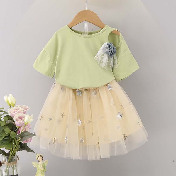 2021 new summer kids girls clothes set lace bow short t-shirt +squin ball gown 2pcs clothing sets 2-8y ogkq, White
2021 new summer kids girls clothes set lace bow short t-shirt +squin ball gown 2pcs clothing sets 2-8y ogkq, White