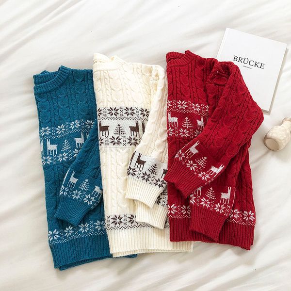 2021 women's christmas sweater autumn winter harajuku kawaii cartoon elk argyle sweaters woman long sleeve korean pullover 52s5, White;black
2021 women's christmas sweater autumn winter harajuku kawaii cartoon elk argyle sweaters woman long sleeve korean pullover 52s5, White;black