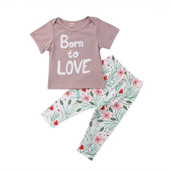 clothing sets fashion baby girl summer 2pcs short sleeve letter t shirt +flower pants outfits sets1, White
clothing sets fashion baby girl summer 2pcs short sleeve letter t shirt +flower pants outfits sets1, White