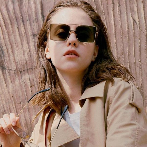 sunglasses vintage oversized square women men's fashion metal sun glasses personality clear lens female goggle shades uv400, White;black
sunglasses vintage oversized square women men's fashion metal sun glasses personality clear lens female goggle shades uv400, White;black