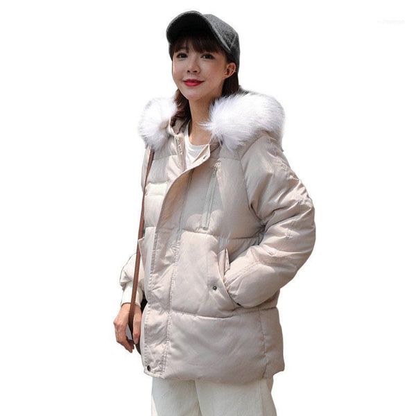 women's down & parkas 2021 winter cotton-padded jacket korean style short loose thicken warm coat women hooded black white casual outwe
women's down & parkas 2021 winter cotton-padded jacket korean style short loose thicken warm coat women hooded black white casual outwe