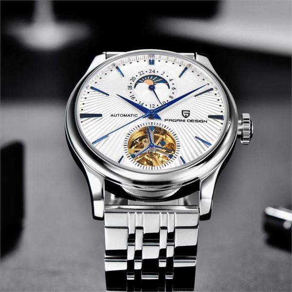 wristwatches 2021 pagani design luxury fashion casual men automatic mechanical watch sapphire stainless steel waterproof moon phase, Slivery;brown
wristwatches 2021 pagani design luxury fashion casual men automatic mechanical watch sapphire stainless steel waterproof moon phase, Slivery;brown