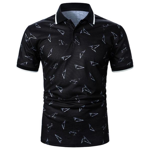 men's polos feitong t-shirt shirts spring and summer casual abstract printed button short-sleeved shirt streetwear, White;black
men's polos feitong t-shirt shirts spring and summer casual abstract printed button short-sleeved shirt streetwear, White;black