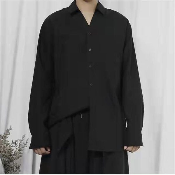 men's casual shirts long sleeve shirt spring and autumn classic dark mature simple fashion gothic leisure large size, White;black
men's casual shirts long sleeve shirt spring and autumn classic dark mature simple fashion gothic leisure large size, White;black