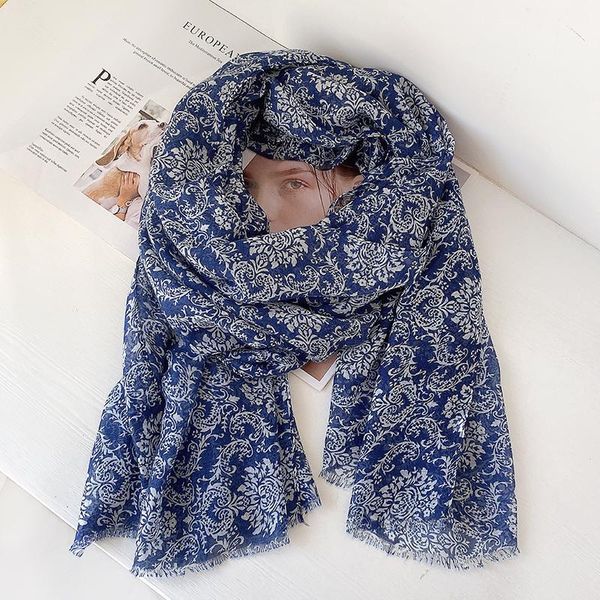 scarves 2021 vintage flower print fringe scarf shawls long women floral hijab wrap 4 color, Blue;gray
scarves 2021 vintage flower print fringe scarf shawls long women floral hijab wrap 4 color, Blue;gray