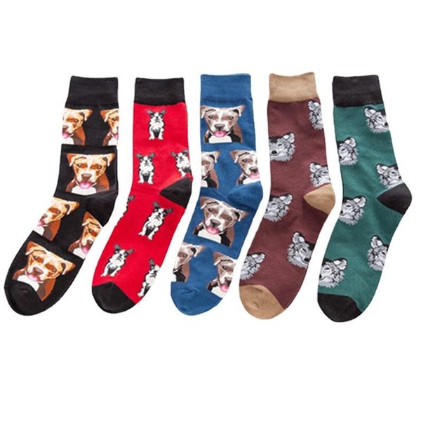 men's socks 10 pairs/lot autumn winter famous dog series colorful medium-high tube cotton happy trendy casual wholesale, Black
men's socks 10 pairs/lot autumn winter famous dog series colorful medium-high tube cotton happy trendy casual wholesale, Black