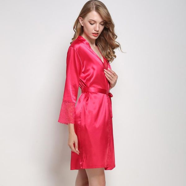 women's sleepwear lace decorative pajamas women 's artificial silk nightgown v-neck home robe exotic accessories, Black;red
women's sleepwear lace decorative pajamas women 's artificial silk nightgown v-neck home robe exotic accessories, Black;red