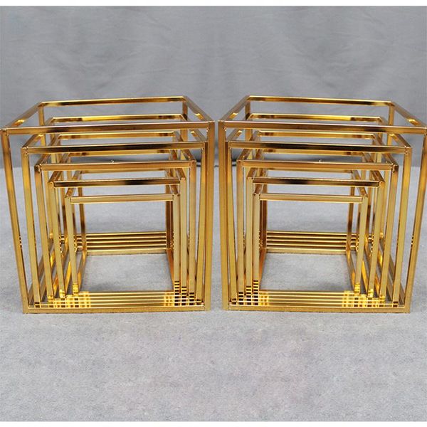 party decoration square metal wedding stand shiny gold plating geometric box backdrop road lead iron flower home
party decoration square metal wedding stand shiny gold plating geometric box backdrop road lead iron flower home