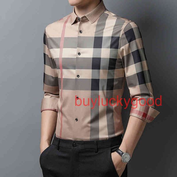 good brand hoodies 2022 spring autumn new business plaid long sleeve shirt, middle-aged young men's, Black
good brand hoodies 2022 spring autumn new business plaid long sleeve shirt, middle-aged young men's, Black