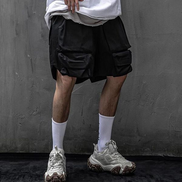 men's shorts dark hip hop cargo men 2021 tactical streetwear loose short summer pockets knee length pants green, White;black
men's shorts dark hip hop cargo men 2021 tactical streetwear loose short summer pockets knee length pants green, White;black