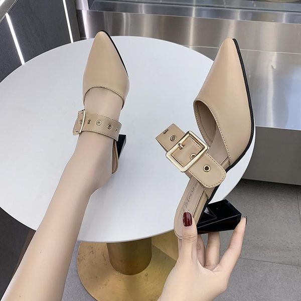 slippers casual pointed toe med shoes woman 2021 female mule square heel heeled mules luxury cover block high pumps rubber slid, Black
slippers casual pointed toe med shoes woman 2021 female mule square heel heeled mules luxury cover block high pumps rubber slid, Black