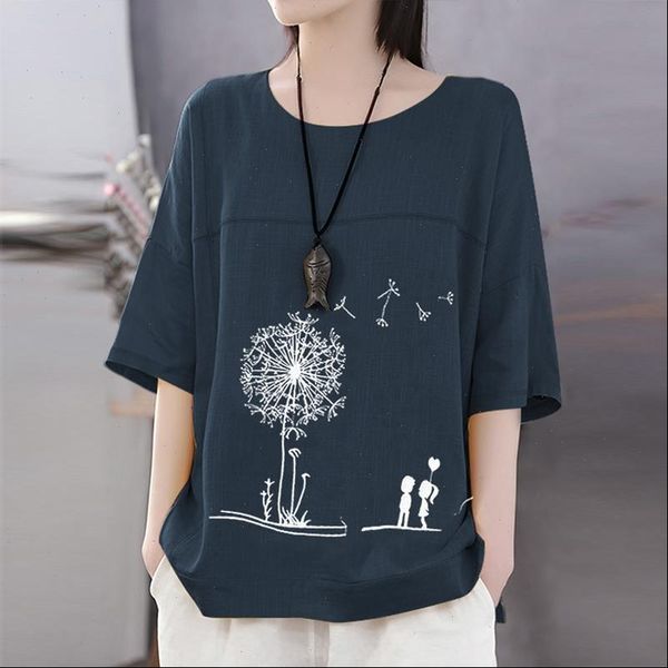 fashion women o neck 3 4 sleeve cartoon printed blouse autumn tunic casual cotton linen shirt female chemise loose blusas, White
fashion women o neck 3 4 sleeve cartoon printed blouse autumn tunic casual cotton linen shirt female chemise loose blusas, White