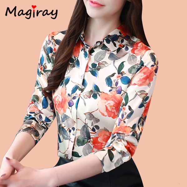 2021 new magiray long sleeve floral print silk chiffon blouse women korean elegant office lady summer slim fit female shirt c29 k5ob, White
2021 new magiray long sleeve floral print silk chiffon blouse women korean elegant office lady summer slim fit female shirt c29 k5ob, White