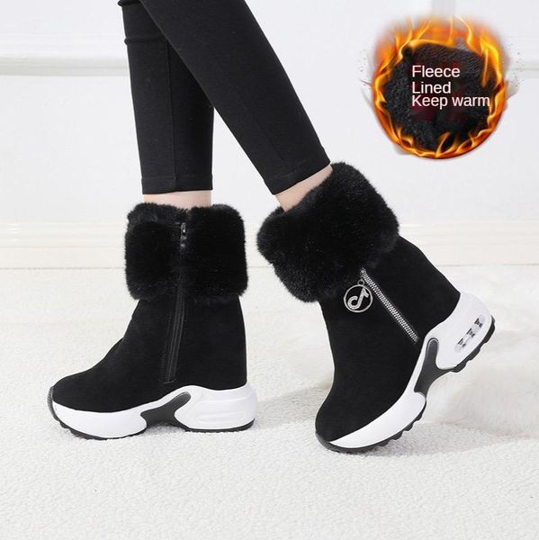 boots 2021 for women high heels thick-soled faux fur ladies wedge socks shoes casual mujer womans, Black
boots 2021 for women high heels thick-soled faux fur ladies wedge socks shoes casual mujer womans, Black
