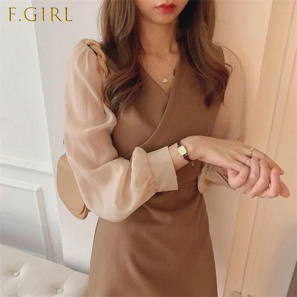 casual dresses chiffon thin women long sleeve autumn one piece fake two korean business chic office ladies vestido feminino, Black;gray
casual dresses chiffon thin women long sleeve autumn one piece fake two korean business chic office ladies vestido feminino, Black;gray