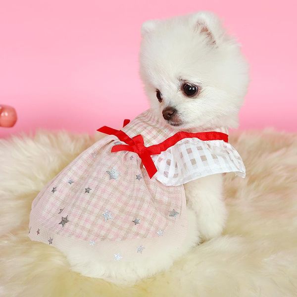 dog apparel teddy bichon dogs cats puppy lovely fairy princess pet cat spring and summer clothes bowknot red ribbon pink checkered skirt
dog apparel teddy bichon dogs cats puppy lovely fairy princess pet cat spring and summer clothes bowknot red ribbon pink checkered skirt