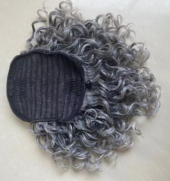 short high pony hair silver gray human drawstring clip divas 10inch easy wearing salt and pepper colored natural highlights two tone mixed 1, Black
short high pony hair silver gray human drawstring clip divas 10inch easy wearing salt and pepper colored natural highlights two tone mixed 1, Black