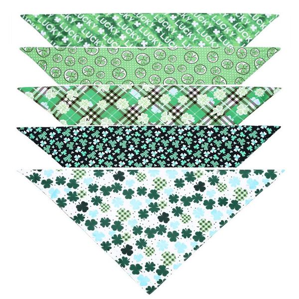dog apparel 50pc/lot st.patrick day bandana scarf collars clover cat bibs neckerchief holiday pet accessories
dog apparel 50pc/lot st.patrick day bandana scarf collars clover cat bibs neckerchief holiday pet accessories
