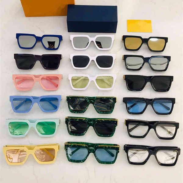 75% off high version millionaire sunglasses fashion, White;black
