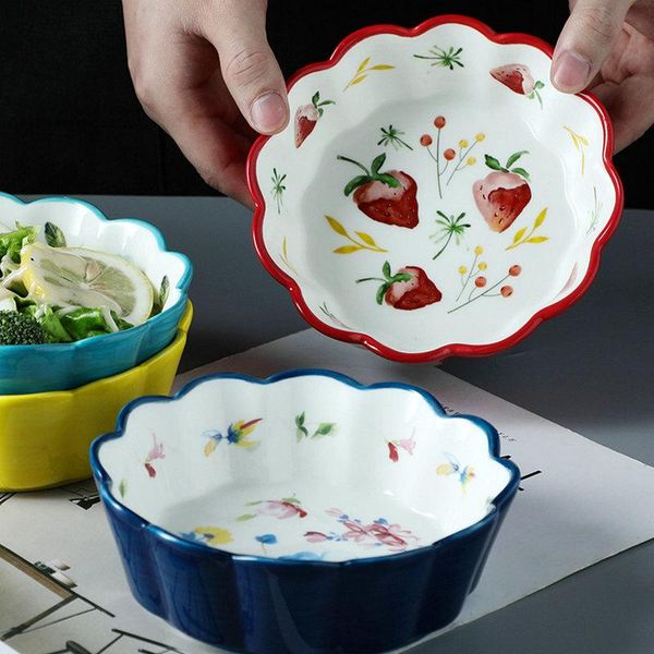 wavy petal edge bowl household creative underglaze color soup ceramic bowl single fruit salad dessert
wavy petal edge bowl household creative underglaze color soup ceramic bowl single fruit salad dessert