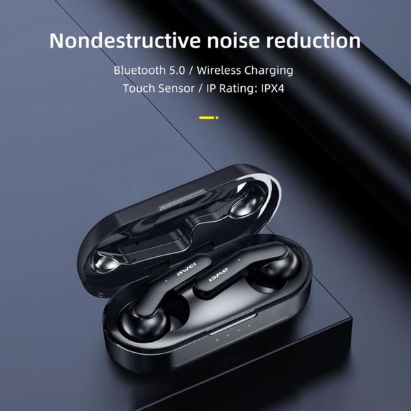 awei t10c ipx4 waterproof bluetooth 5.0 earphones ergonomic tws noise reduction portable wireless charging earbuds forfitness
awei t10c ipx4 waterproof bluetooth 5.0 earphones ergonomic tws noise reduction portable wireless charging earbuds forfitness