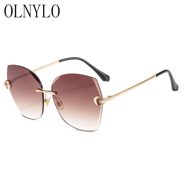 sunglasses lady rimless frame women female brand designers sun glasses outdoor drivers gafas uv400, White;black
sunglasses lady rimless frame women female brand designers sun glasses outdoor drivers gafas uv400, White;black