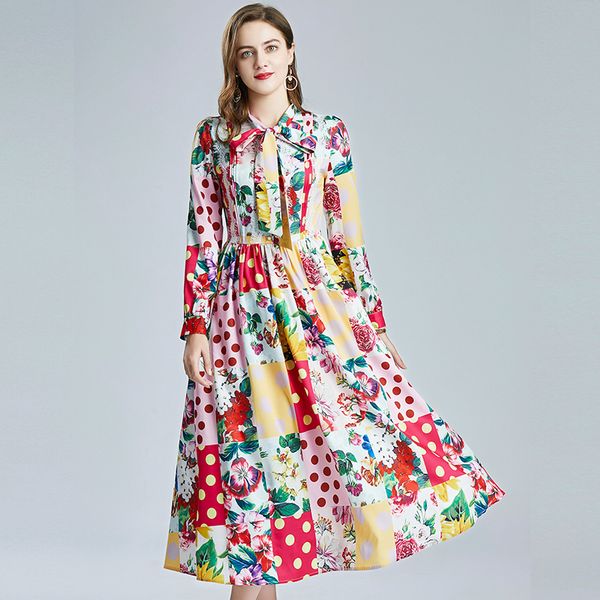 holiday floral for women's long sleeve garnish polka dot flower printed vintage red maxi dress id3u, Black;gray
holiday floral for women's long sleeve garnish polka dot flower printed vintage red maxi dress id3u, Black;gray