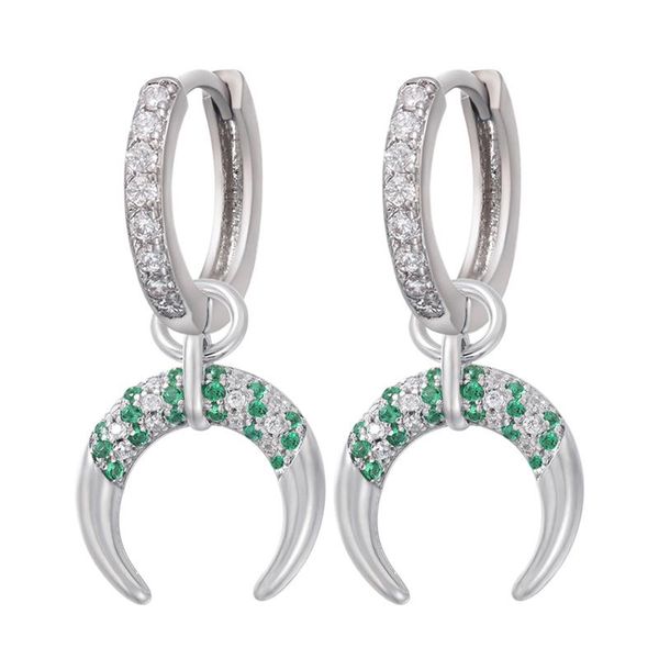 hoop & huggie zhukou one pair 2021 gold/silver color moon earring green crystal earrings for women fashion jewelry wholesale ve361, Golden;silver
hoop & huggie zhukou one pair 2021 gold/silver color moon earring green crystal earrings for women fashion jewelry wholesale ve361, Golden;silver