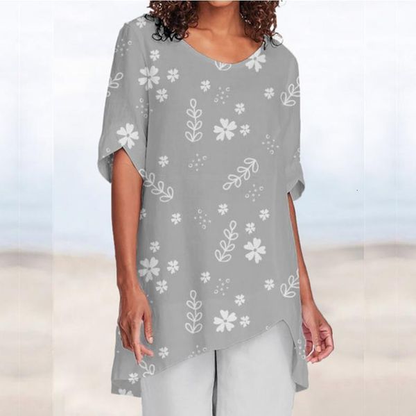 shirt blouse 2021 new casual printing summer women half sleeve shirt retro elegant female party vestidos 5xl, White
shirt blouse 2021 new casual printing summer women half sleeve shirt retro elegant female party vestidos 5xl, White