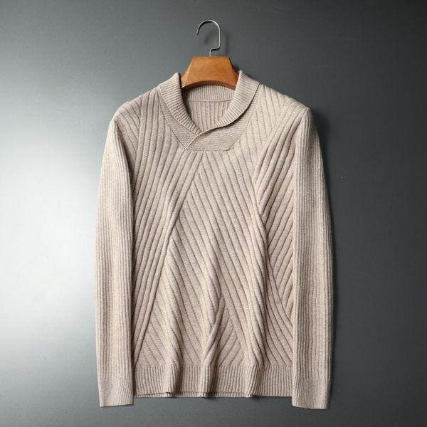 men's high sweater quality autumn winter 2021 new knitted sweater fashion versatile for men winter brand, White;black
men's high sweater quality autumn winter 2021 new knitted sweater fashion versatile for men winter brand, White;black