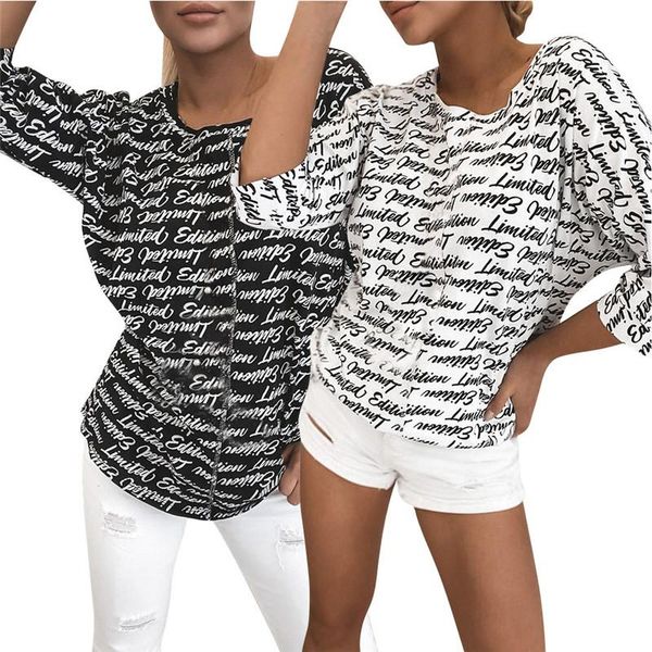 women's t-shirt women loose letter print short sleeve round neck t- shirt for summer casual style tee clothes, White
women's t-shirt women loose letter print short sleeve round neck t- shirt for summer casual style tee clothes, White